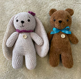 HÉDI - Hosszúfülű nyuszi - 29 cm